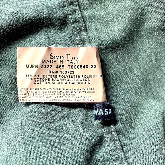 ARMANI JEANS BUTTON DOWN SHIRT Sz XL - Picture 8 of 10